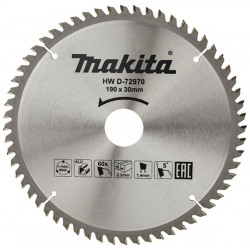 Диск пильный 190х30/20х2,2/1,4 мм 60 зуб. по алюминию MAKITA
