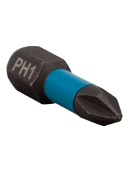 Бита  Impact Black  PH1  25 мм E-form (2 шт) MAKITA B-63600