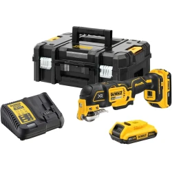 DeWalt DCS356D2 Многофункциональный инструмент аккум. в TSTAK II (18V, 2*2.0Ah, 3 скорости +насадки)