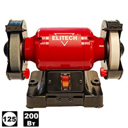 Станок заточной  СТ 200 сетевой (200 Вт / 125x32 мм), ELITECH 164014