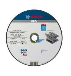 PRO Отрезной круг по нержавеющей стали 230x1,9мм прямой BOSCH 2608619773