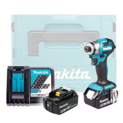 Шуруповерт ударный  DTD173RTJ  аккумуляторный  (18V / 2*5,0Ah / 180Nm / MakPac 2) MAKITA DTD173RTJ