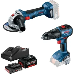 Набор инструментов  (GWS 180-LI + GSB 18V-50 / 1х2,0Ah / 1х4,0Ah) BOSCH 0615990M8S