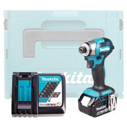 Шуруповерт ударный  MAKITA DTD173RT1J  аккумуляторный  (18V / 1*5,0Ah / 180Nm / MakPac 2)