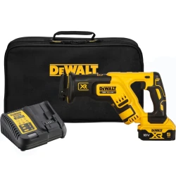 DeWalt DCS367P1 Сабельная пила аккум.в сумке (18V, 1*5.0Ah, дер. до 300 мм, мет. до 100мм, Bl-motor)