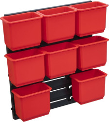 Органайзер настенный QBRICK System Nr 2  (8 шт / красный) Z253655PG001