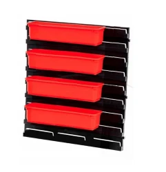 Органайзер настенный QBRICK System Nr 4  (5 шт / красный) Z255413PG001
