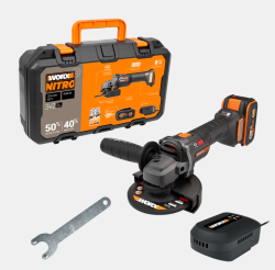 Аккумуляторная угловая шлифмашина WORX WX814