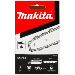 Цепь 40см/16", шаг3/8", паз 1,3мм, звеньев 56, 91PX MAKITA 1914F8-2