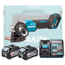 Аккум. углошлифмашина MAKITA XGT GA013GU201 в чем.