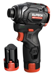 Шуруповерт ударный аккумуляторный  CS 1201L (HD / 12V/ 2х2.0 Ah/ 145 Nm/ BL/ Кейс) (E2201.070.01) ELITECH 210299
