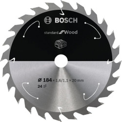 Диск пильный  184х1,6х20 мм Z24 PRO Standard for Wood BOSCH 2608837702
