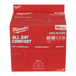 Вкладыши противошумные (200 шт) MILWAUKEE 4932480465