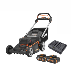 Аккумуляторная газонокосилка WORX WG760E
