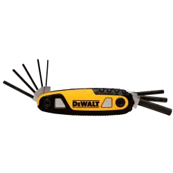 DeWalt DWHT70262 Набор шестигранных ключей 8 шт. (складной, 1.5-8 мм)
