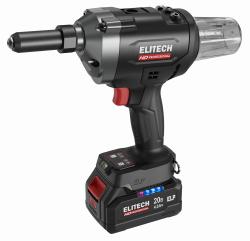 Заклепочник CRG 2063BL аккумуляторный (HD / 20V / 1х4,0 Ah / BL / Кейс) (E2208.023.01) ELITECH 207370