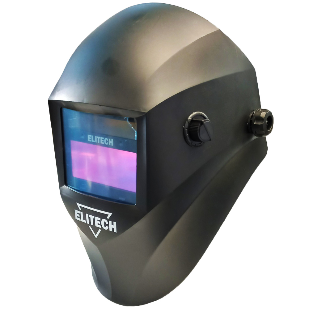 Маска-хамелеон сварочная  777  (черная)  (E0912.001.00), ELITECH 201075- фото