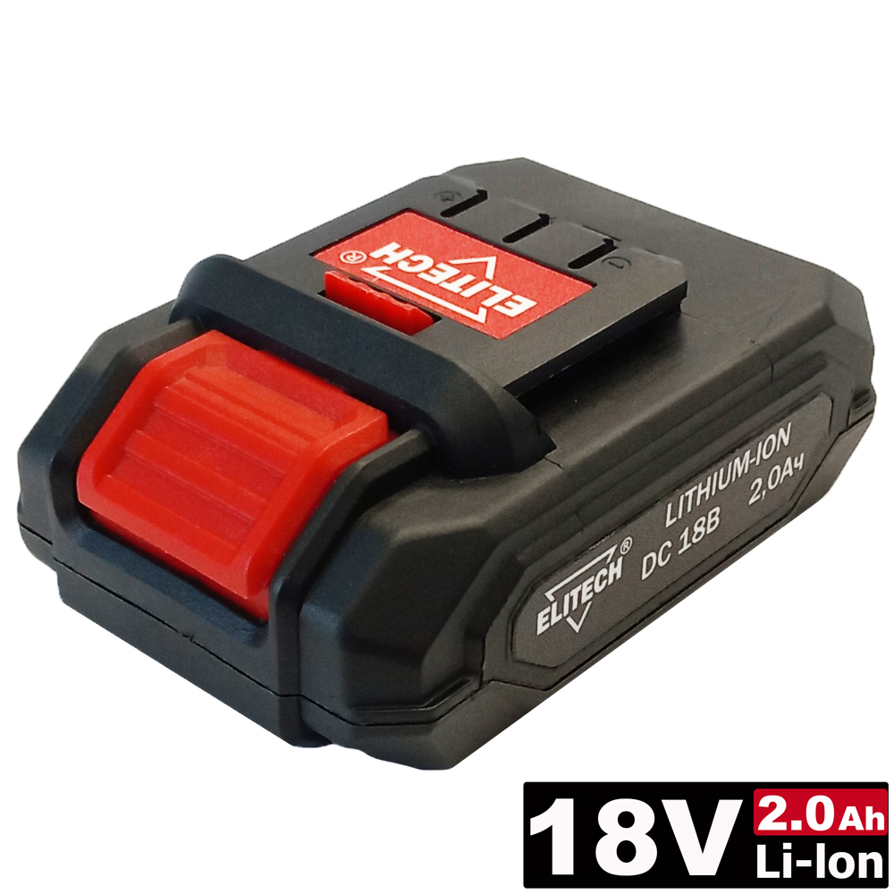 Аккумулятор 18V 2.0 Ah (1 шт)  (1820.098600), ELITECH 192575- фото