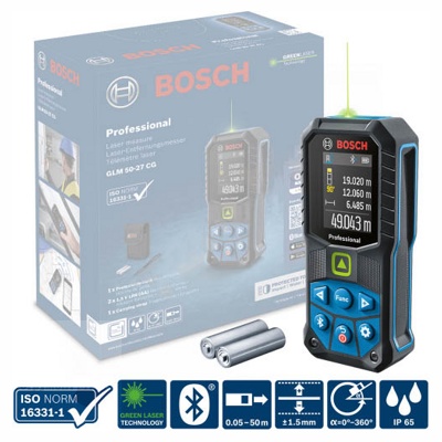 Дальномер лазерный Bosch GLM 50-27 CG 0.601.072.U00