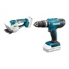 Набор MAKITA Шуруповерт уд. HP488D + Кусторез UM110D  (18V,G-Series, 2*1.5Ah, 42 Нм, 2 ножа) DK18B56Y