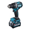 Дрель-шуруповерт аккумуляторная MAKITA XGT BL 40В, 13мм, 65/30Нм (аккум. 2x2.5 Ач и быстрое з/у, кейс) DF002GD201