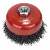 Щетка чашечная Clean for Metal стальная витая проволока для GWS D100 0,5 14мм 2.609.256.502