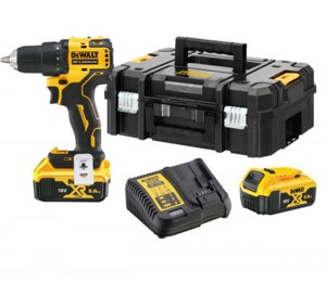 Дрель-шуруповерт DeWalt DCD708P2T (с 2-мя АКБ 5 Ah, кейс)