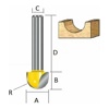Фреза галт.12х9,5х8х32х2Т MAKITA